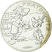 France, 10 Euro, Fraternité, Astérix chez les Bretons, 2015, MS(60-62), Silver