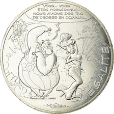 France, 10 Euro, Astérix - Egalité - Le devin, 2015, MS(60-62), Silver