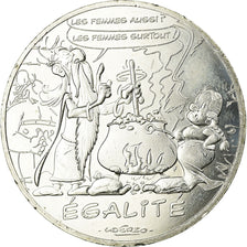 France, 10 Euro, Astérix - Egalité - Le devin, 2015, MS(60-62), Silver
