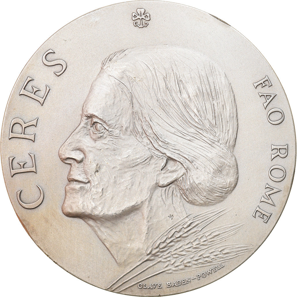 Itália, Medal, Cérès, FAO, Rome, Nations Unies, Políticas, Sociedade