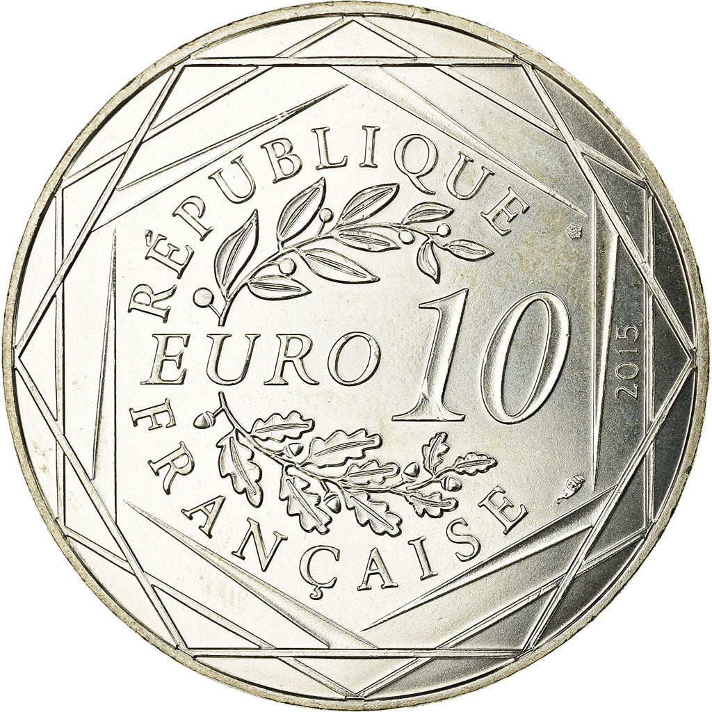 France, 10 Euro, Astérix - Liberté - Le cadeau de César, 2015, MS(60-62)