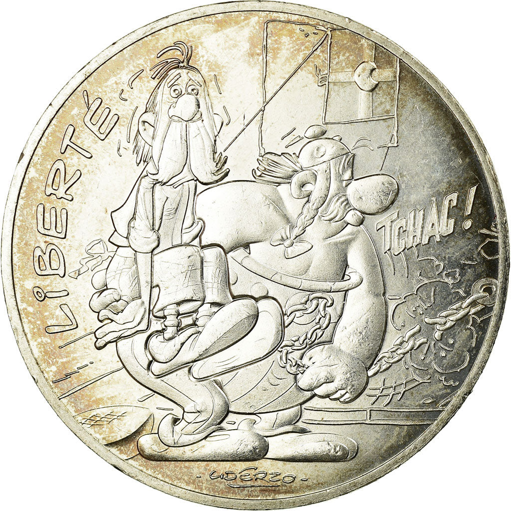 France, 10 Euro, Astérix - Liberté - Chez les Bretons, 2015, MS(60-62)