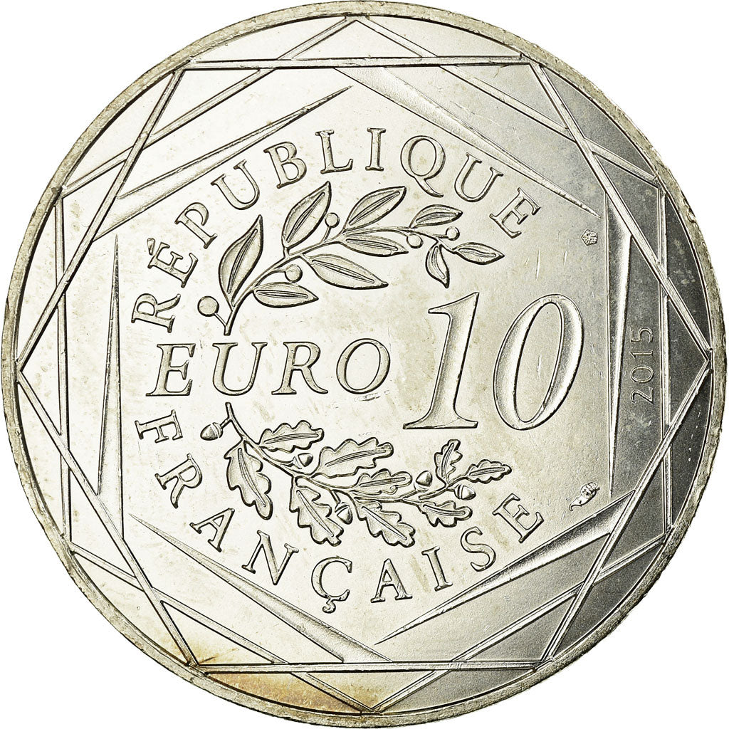 France, 10 Euro, Astérix - Liberté - Chez les Bretons, 2015, MS(60-62)