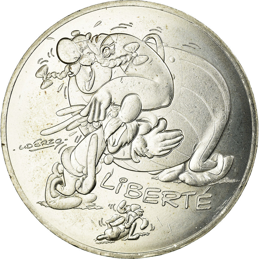 France, 10 Euro, Astérix - Liberté - Le cadeau de César, 2015, MS(60-62)