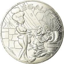 France, 10 Euro, Astérix - Egalité - La zizanie, 2015, SUP+, Argent