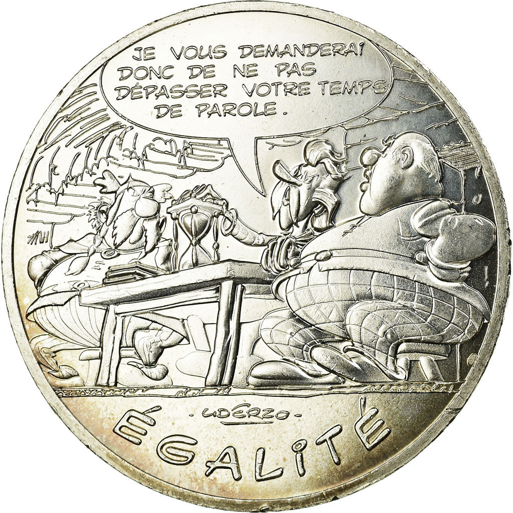 France, 10 Euro, Astérix - Egalité - Le cadeau de César, 2015, MS(60-62)