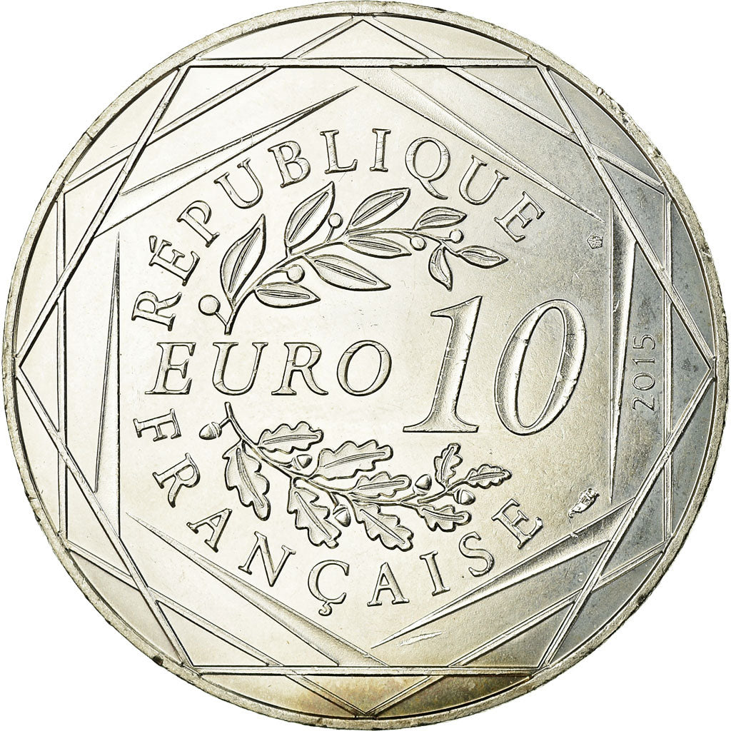 France, 10 Euro, Astérix - Egalité - Le cadeau de César, 2015, MS(60-62)