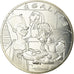 France, 10 Euro, Astérix - Egalité - Cléopâtre, 2015, MS(60-62), Silver