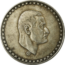 Coin, Egypt, 50 Piastres, 1970/AH1390, EF(40-45), Silver, KM:423