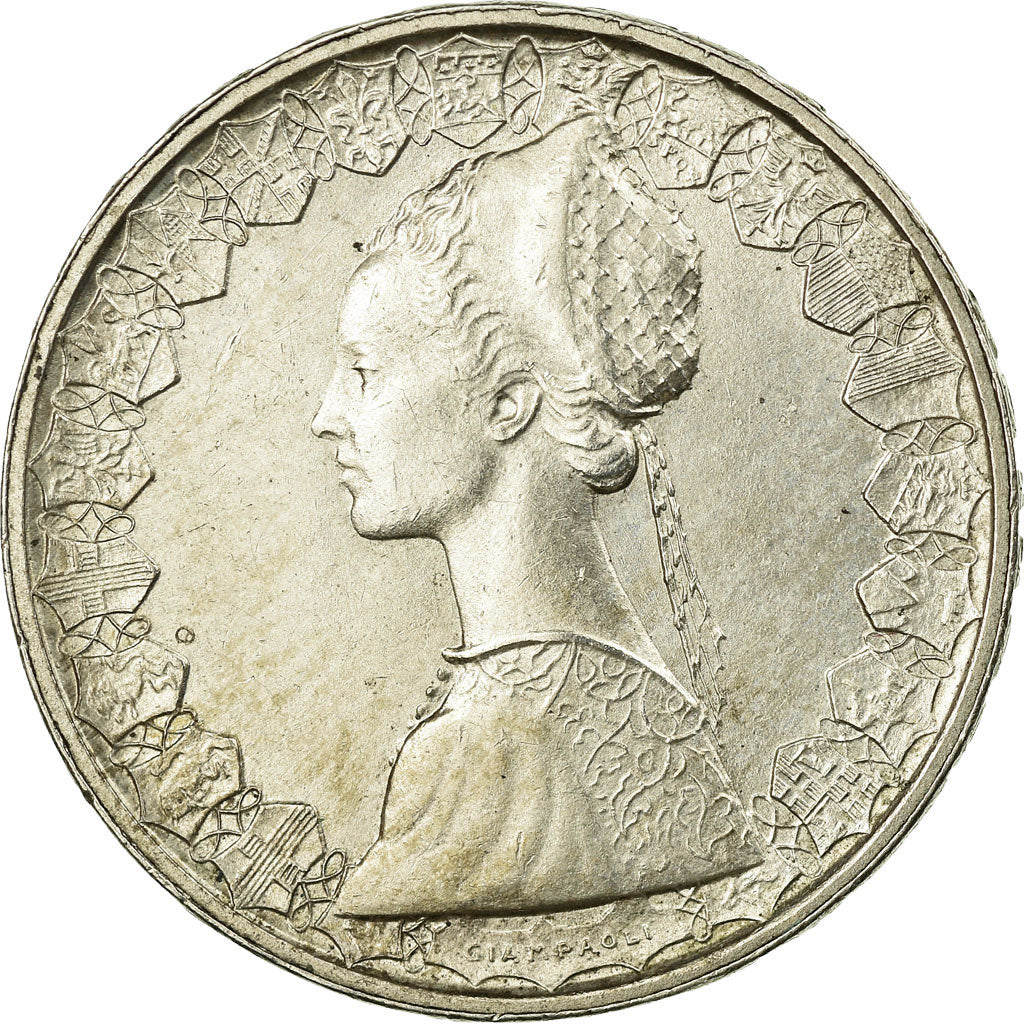 Coin, Italy, 500 Lire, 1959, Rome, AU(55-58), Silver, KM:98