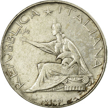 Coin, Italy, 500 Lire, 1961, Rome, EF(40-45), Silver, KM:99
