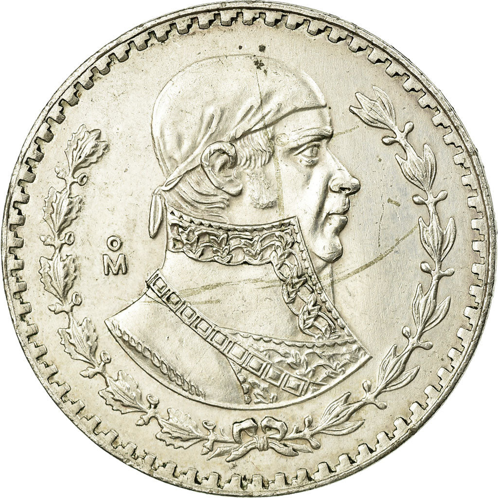 Coin, Mexico, Peso, 1966, Mexico City, EF(40-45), Silver, KM:459