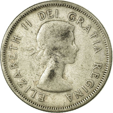 Coin, Canada, Elizabeth II, 25 Cents, 1955, Royal Canadian Mint, Ottawa