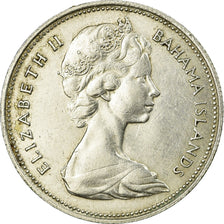 Coin, Bahamas, Elizabeth II, 50 Cents, 1966, Franklin Mint, EF(40-45), Silver