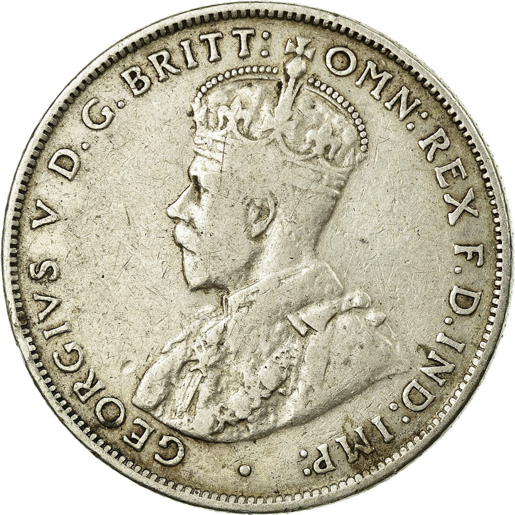 Coin, Australia, George V, Florin, 1936, Melbourne, VF(30-35), Silver, KM:27