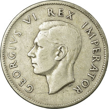 Monnaie, Afrique du Sud, George VI, 2 Shillings, 1942, TB+, Argent, KM:29