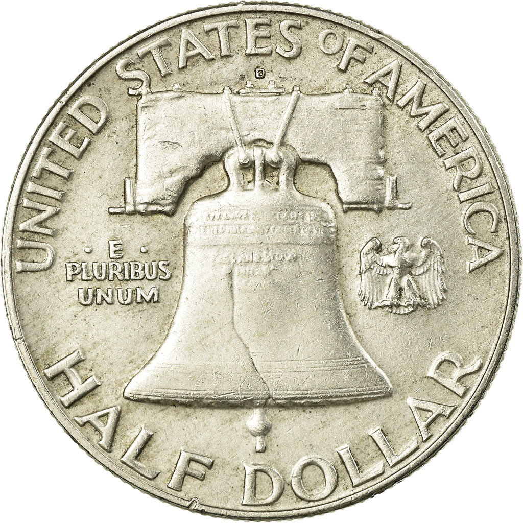 Coin, United States, Franklin Half Dollar, Half Dollar, 1963, U.S. Mint