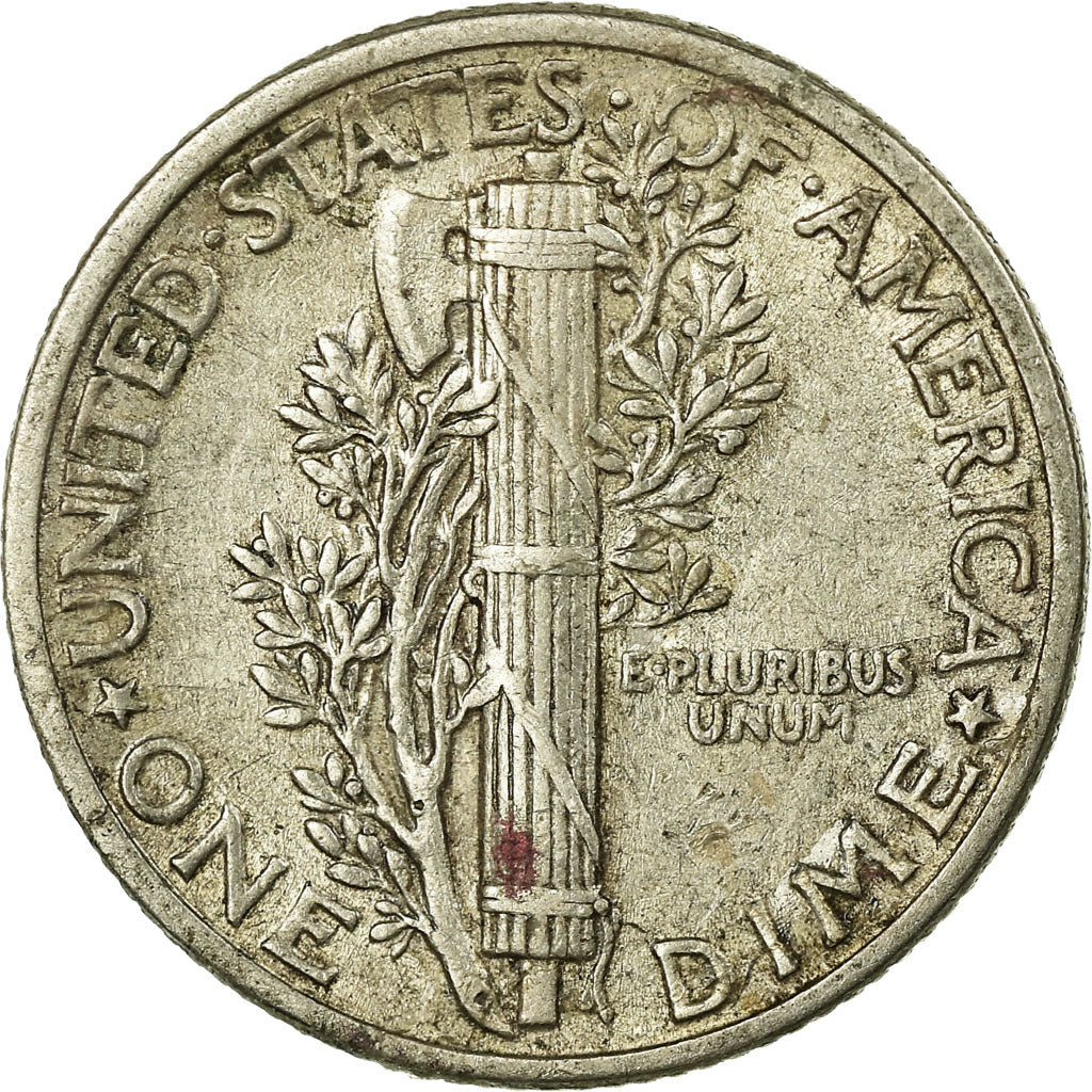 Coin, United States, Mercury Dime, Dime, 1940, U.S. Mint, Philadelphia