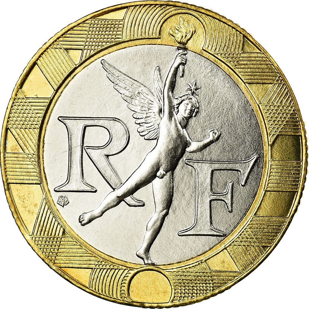 Coin, France, Génie, 10 Francs, 1991, Paris, BU, MS(65-70), Bi-Metallic