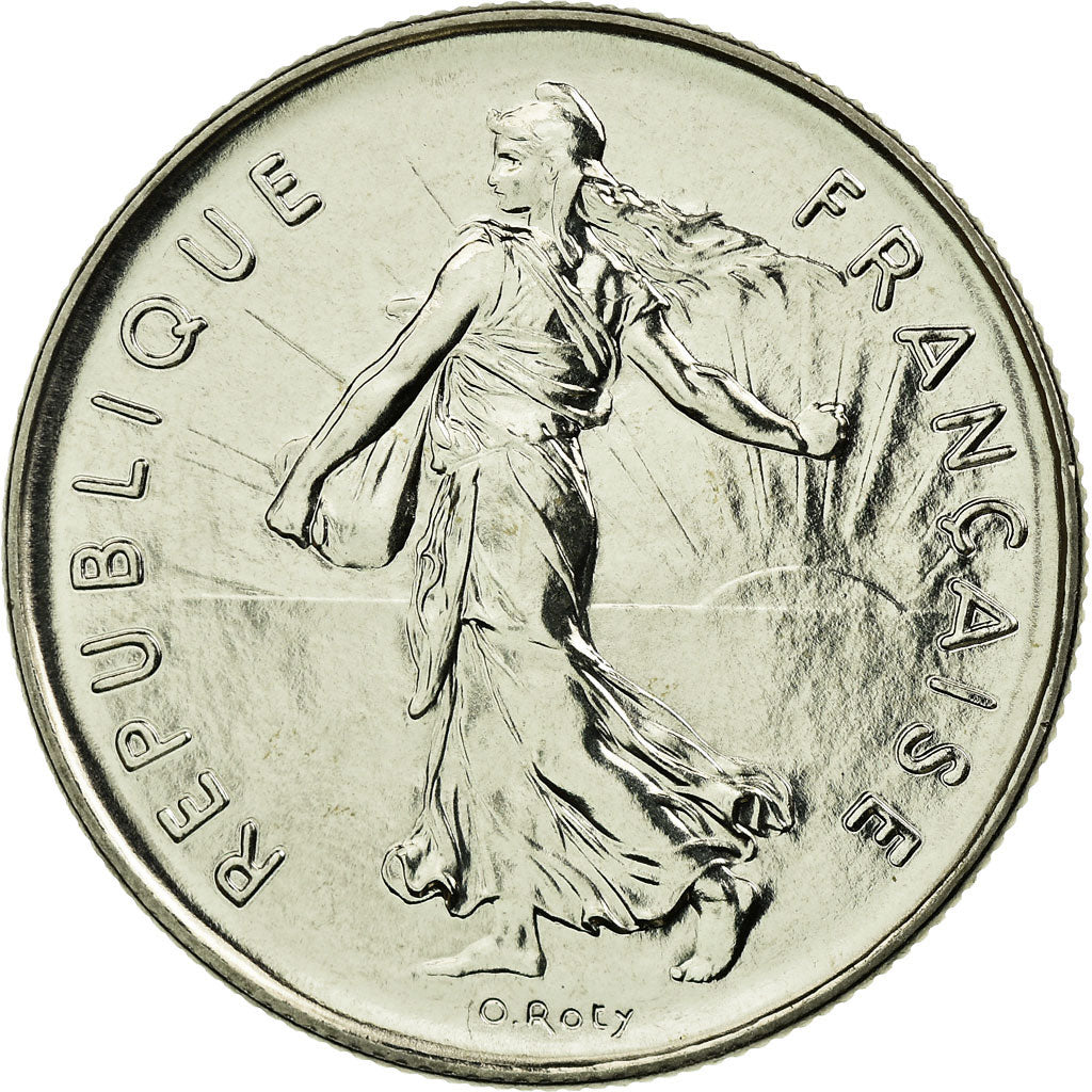 Coin, France, Semeuse, 5 Francs, 1991, Paris, BU, MS(65-70), Nickel Clad