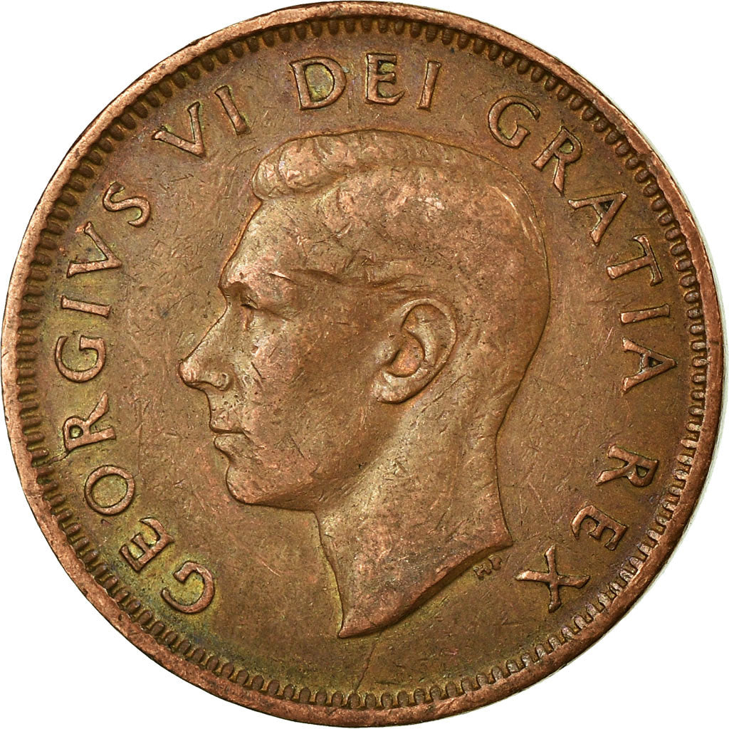 Coin, Canada, George VI, Cent, 1948, Royal Canadian Mint, Ottawa, EF(40-45)