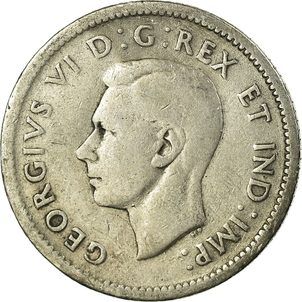 Coin, Canada, George VI, 10 Cents, 1940, Royal Canadian Mint, Ottawa, EF(40-45)