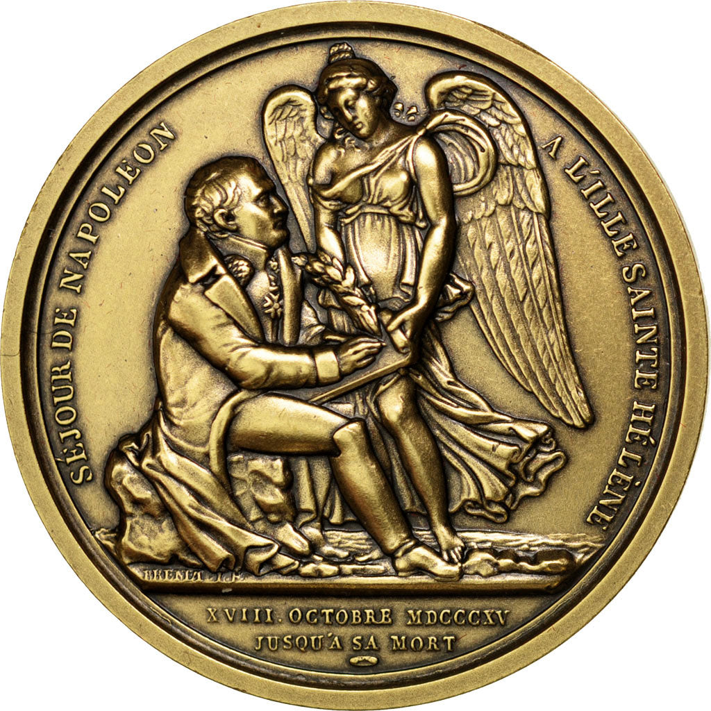 FRANCE, History, Hundred Days, Medal, MS(65-70), Bronze, 41, 50.80