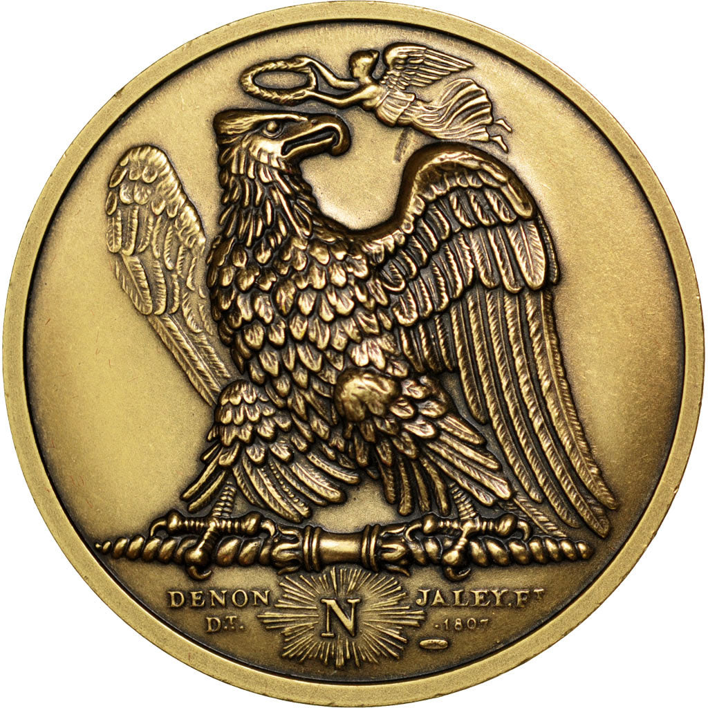 FRANCE, History, Hundred Days, Medal, MS(65-70), Bronze, 41, 50.80