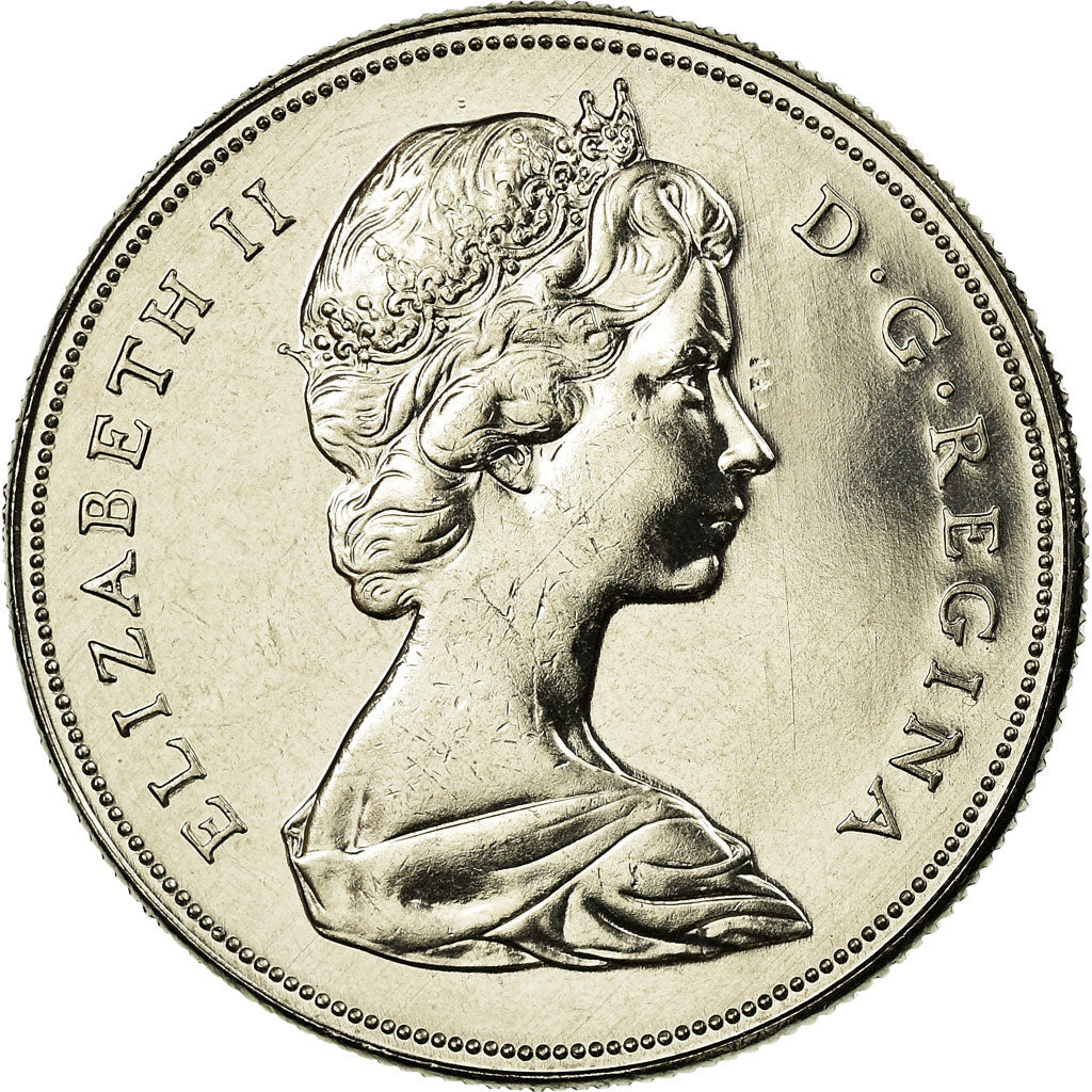 Coin, Canada, Elizabeth II, Dollar, 1968, Royal Canadian Mint, Ottawa, MS(63)