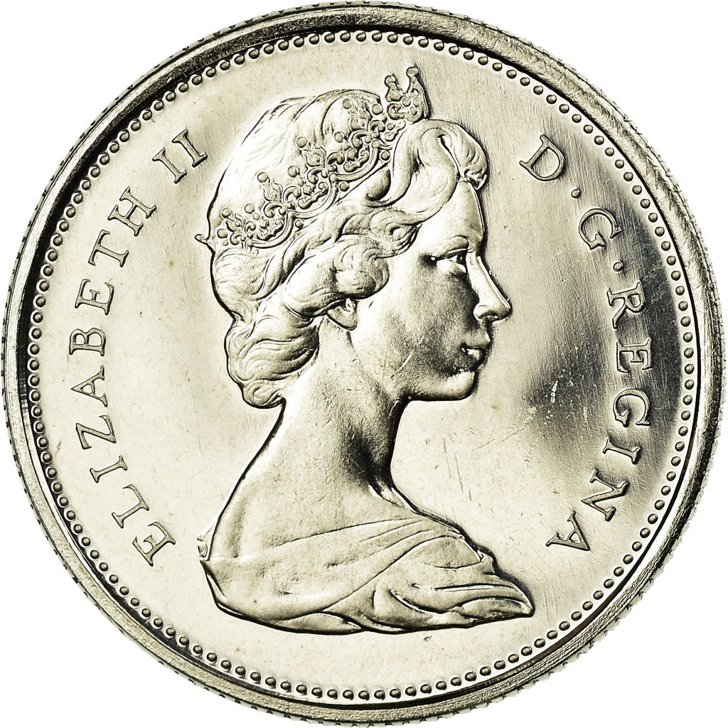Coin, Canada, Elizabeth II, 25 Cents, 1968, Royal Canadian Mint, Ottawa, MS(63)
