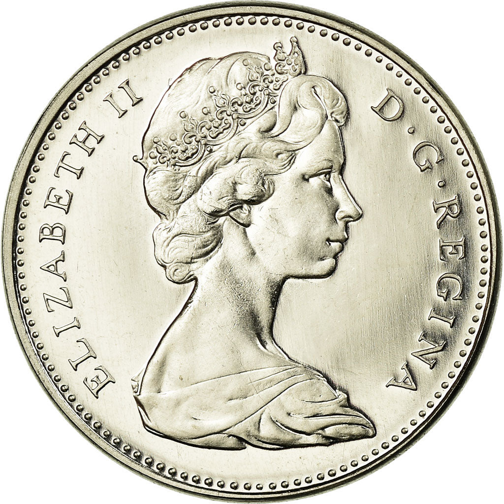 Coin, Canada, Elizabeth II, 5 Cents, 1968, Royal Canadian Mint, Ottawa, MS(63)