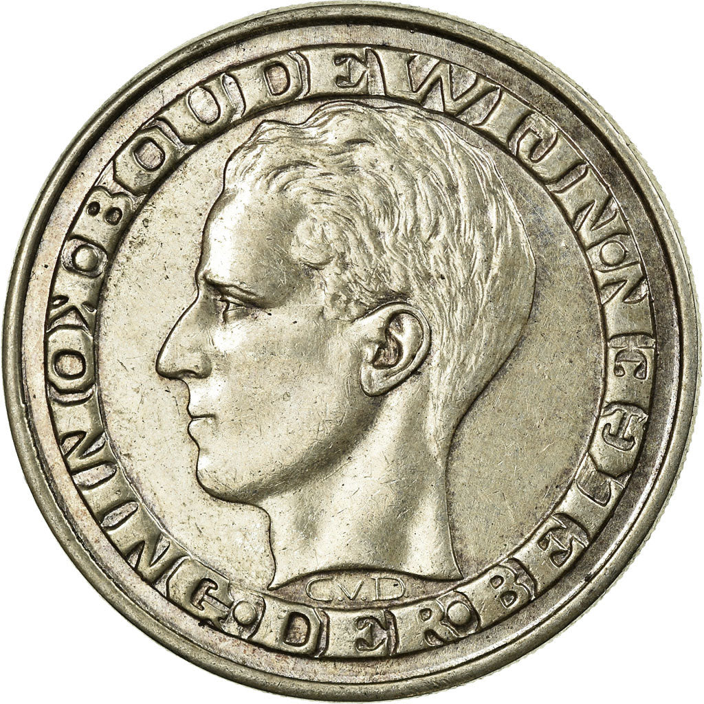 Coin, Belgium, 50 Francs, 50 Frank, 1958, Brussels, EF(40-45), Silver, KM:150.1