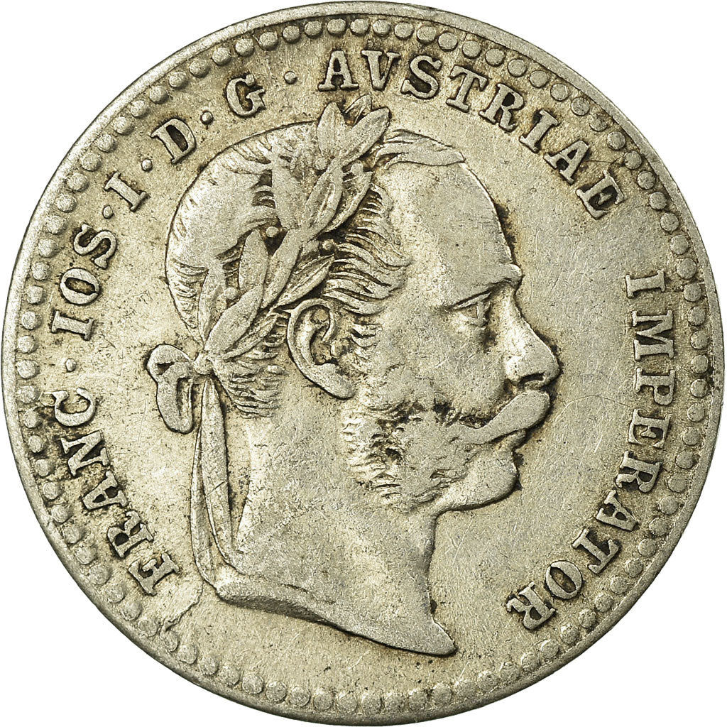 Coin, Austria, Franz Joseph I, 10 Kreuzer, 1872, VF(30-35), Silver, KM:2206
