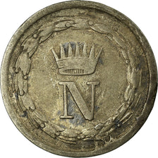 Moneta, DEPARTAMENTY WŁOSKIE, KINGDOM OF NAPOLEON, Napoleon I, 10 Centesimi