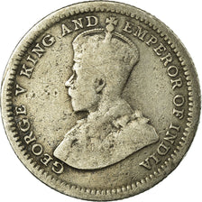 Coin, Straits Settlements, George V, 5 Cents, 1926, VF(20-25), Silver, KM:36