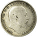Coin, Great Britain, Edward VII, 3 Pence, 1906, VF(20-25), Silver, KM:797.2