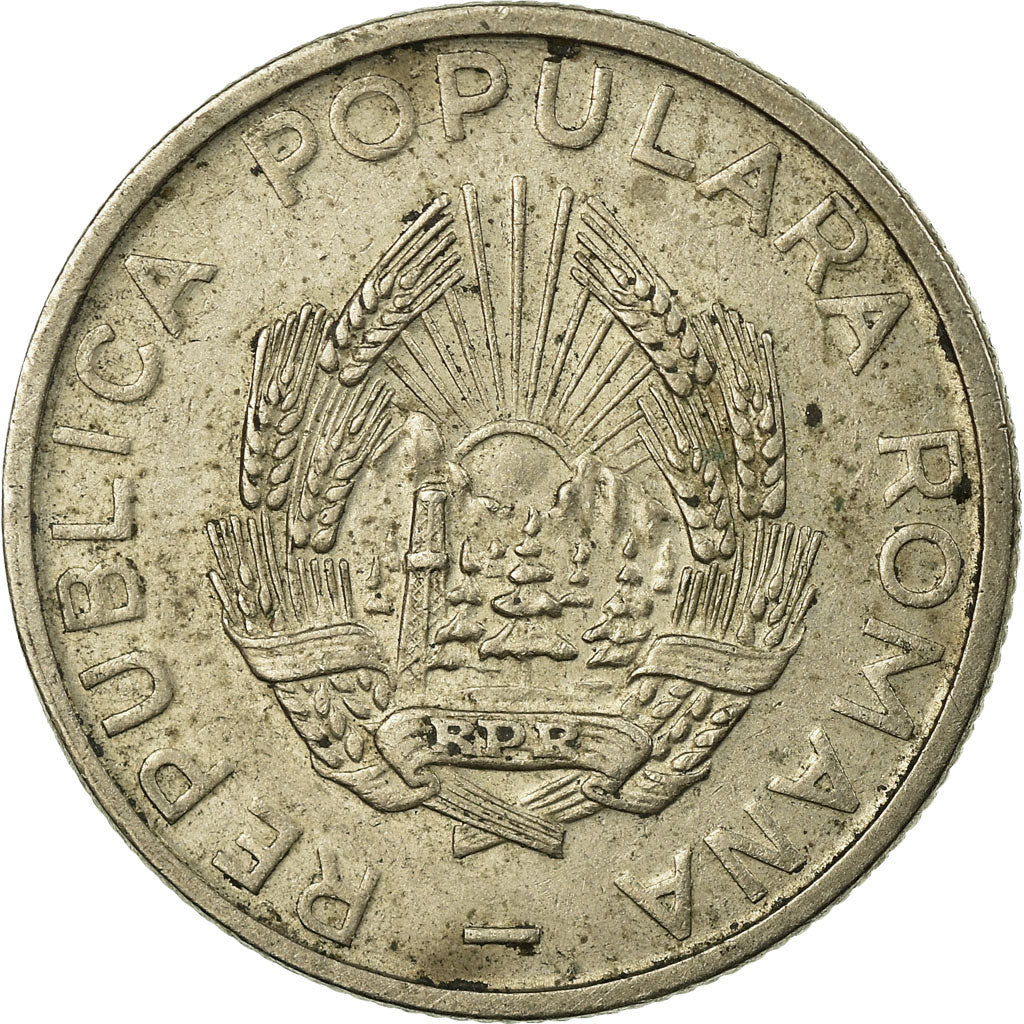 Coin, Romania, 25 Bani, 1952, EF(40-45), Copper-nickel, KM:85.1