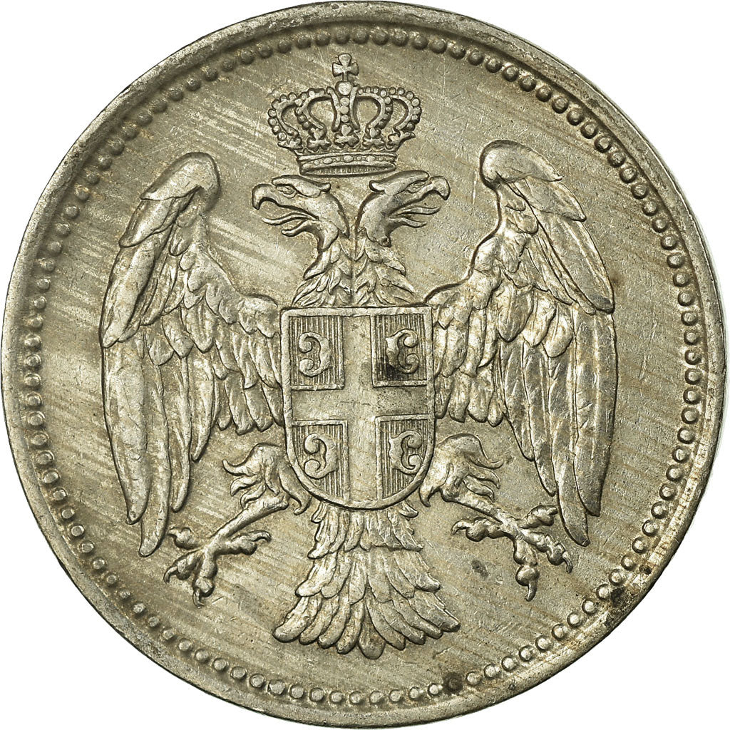 Coin, Serbia, Milan I, 20 Para, 1912, VF(30-35), Copper-nickel, KM:20