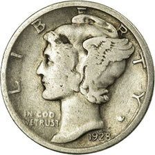 Coin, United States, Mercury Dime, Dime, 1924, U.S. Mint, Philadelphia