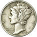 Coin, United States, Mercury Dime, Dime, 1945, U.S. Mint, Philadelphia
