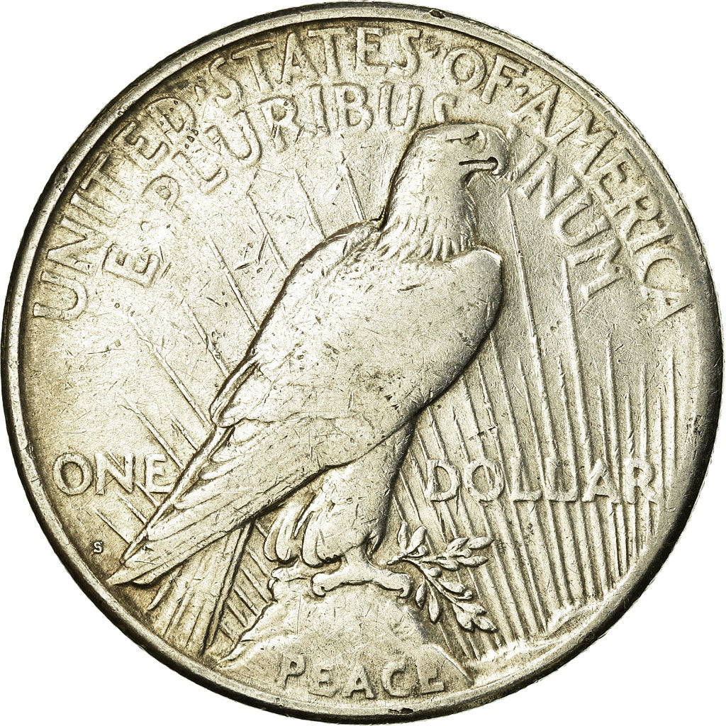 Coin, United States, Peace Dollar, Dollar, 1922, U.S. Mint, San Francisco