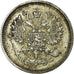 Coin, Russia, Nicholas II, 10 Kopeks, 1914, Saint-Petersburg, EF(40-45), Silver