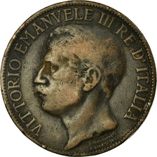 Monnaie, Italie, Vittorio Emanuele III, 10 Centesimi, 1911, Rome, TB, Bronze