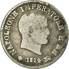 Moneda, Estados italianos, KINGDOM OF NAPOLEON, Napoleon I, 10 Soldi, 1814