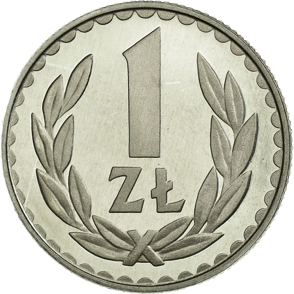 Coin, Poland, Zloty, 1981, Warsaw, MS(65-70), Aluminum, KM:49.1