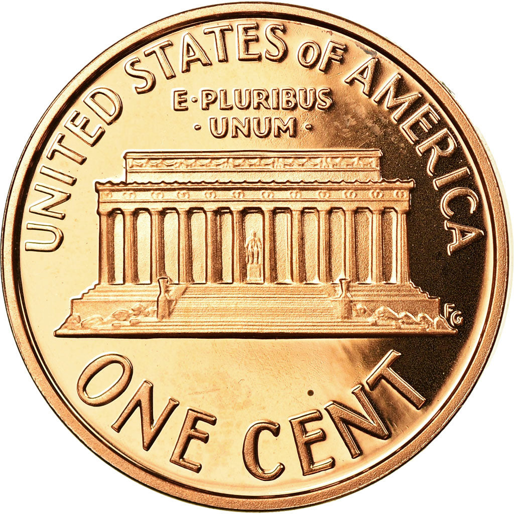 Coin, United States, Lincoln Cent, Cent, 1990, U.S. Mint, San Francisco, Proof