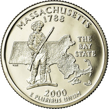 Coin, United States, MASSACHUSETTS, Quarter, 2000, U.S. Mint, San Francisco