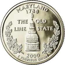 Munten, Verenigde Staten, Maryland, Quarter, 2000, U.S. Mint, San Francisco