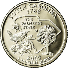 Monnaie, États-Unis, South Carolina, Quarter, 2000, U.S. Mint, San Francisco