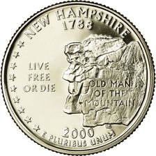Münze, Vereinigte Staaten, New Hampshire, Quarter, 2000, U.S. Mint, San